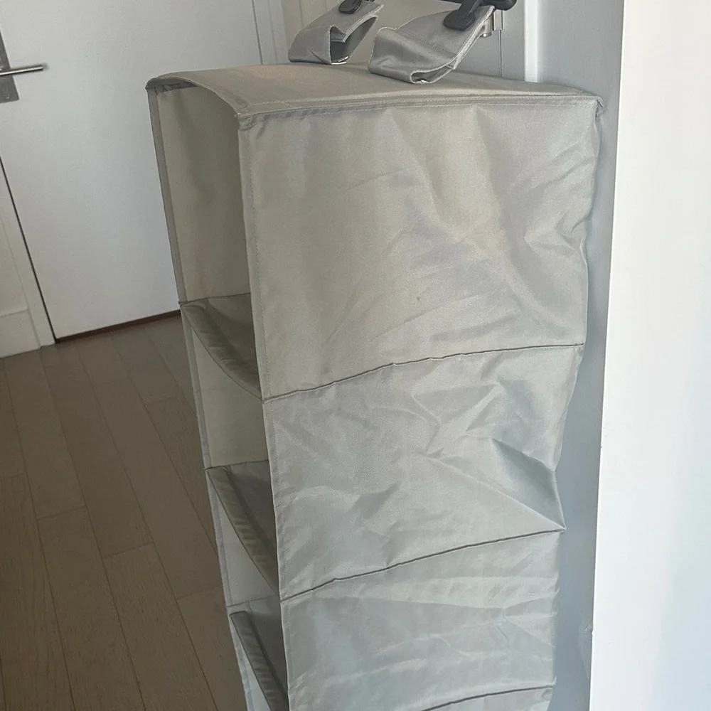 Hanging Closet Organizer in Gray